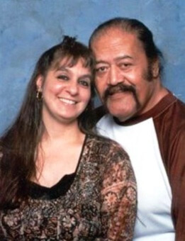 Patricia A. Anoa'i and her ex-husband.